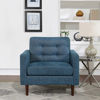 Picture of Grayburn Navy Mid-Century Chair