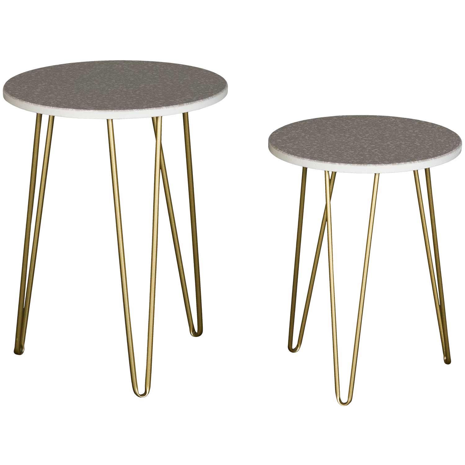 Faux Marble Accent Tables H8433 AFW Com   0169897 H8433  