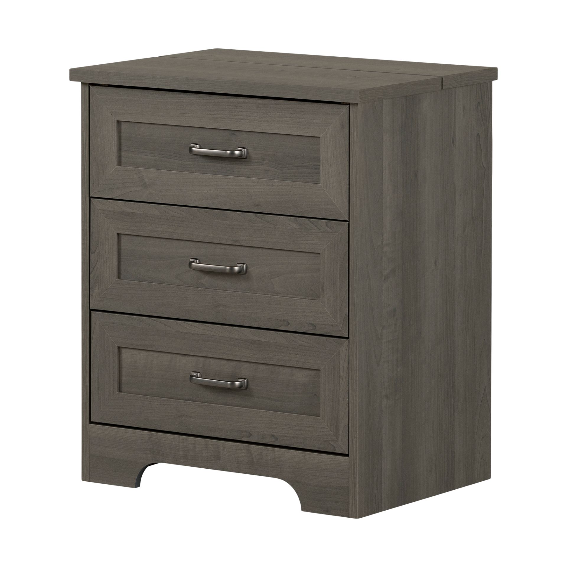 5989837 Armada Nightstand Navy with Walnut top AFW