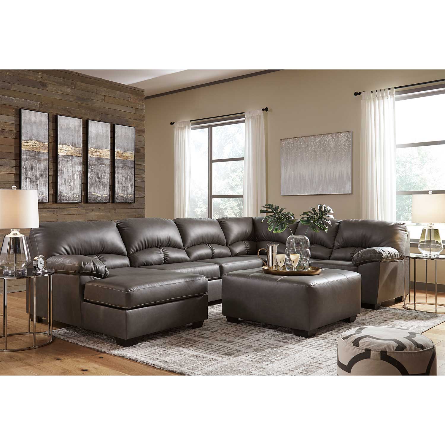 Aberton 3PC Sectional with RAF Chaise | 25601S1 | AFW.com