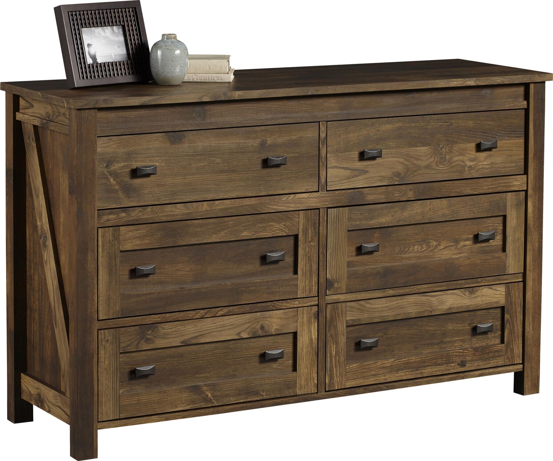 Farmington 6 Drawer Dresser, Rustic 5685215P