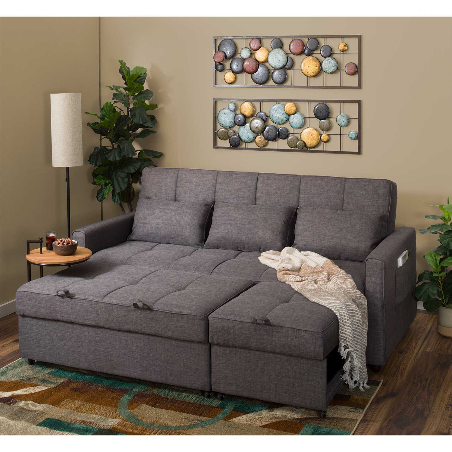 Skylar Pull Out Sleeper Sofa 1ASKYLAR