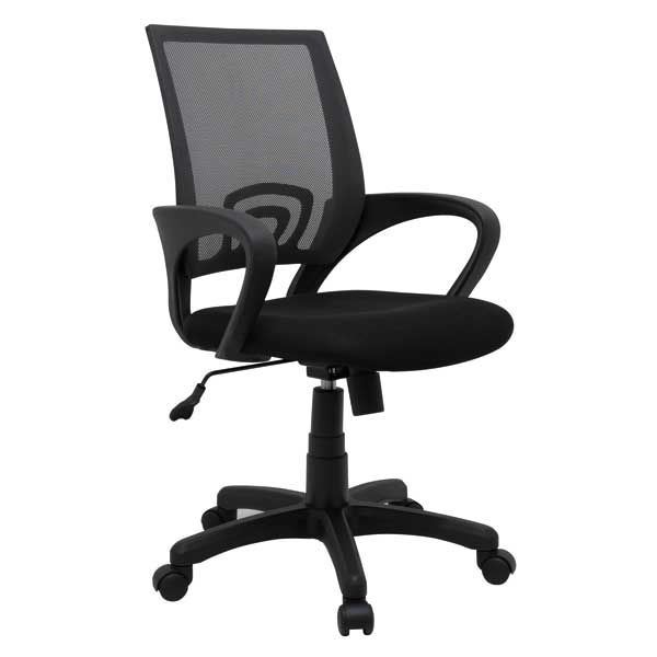 Black Mesh Fabric Office Chair 1121-bk 