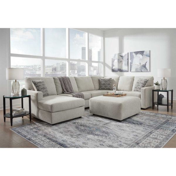 Edenfield Linen 3 Piece Sectional With LAF Chaise | K1-290LC-3PC | AFW.com