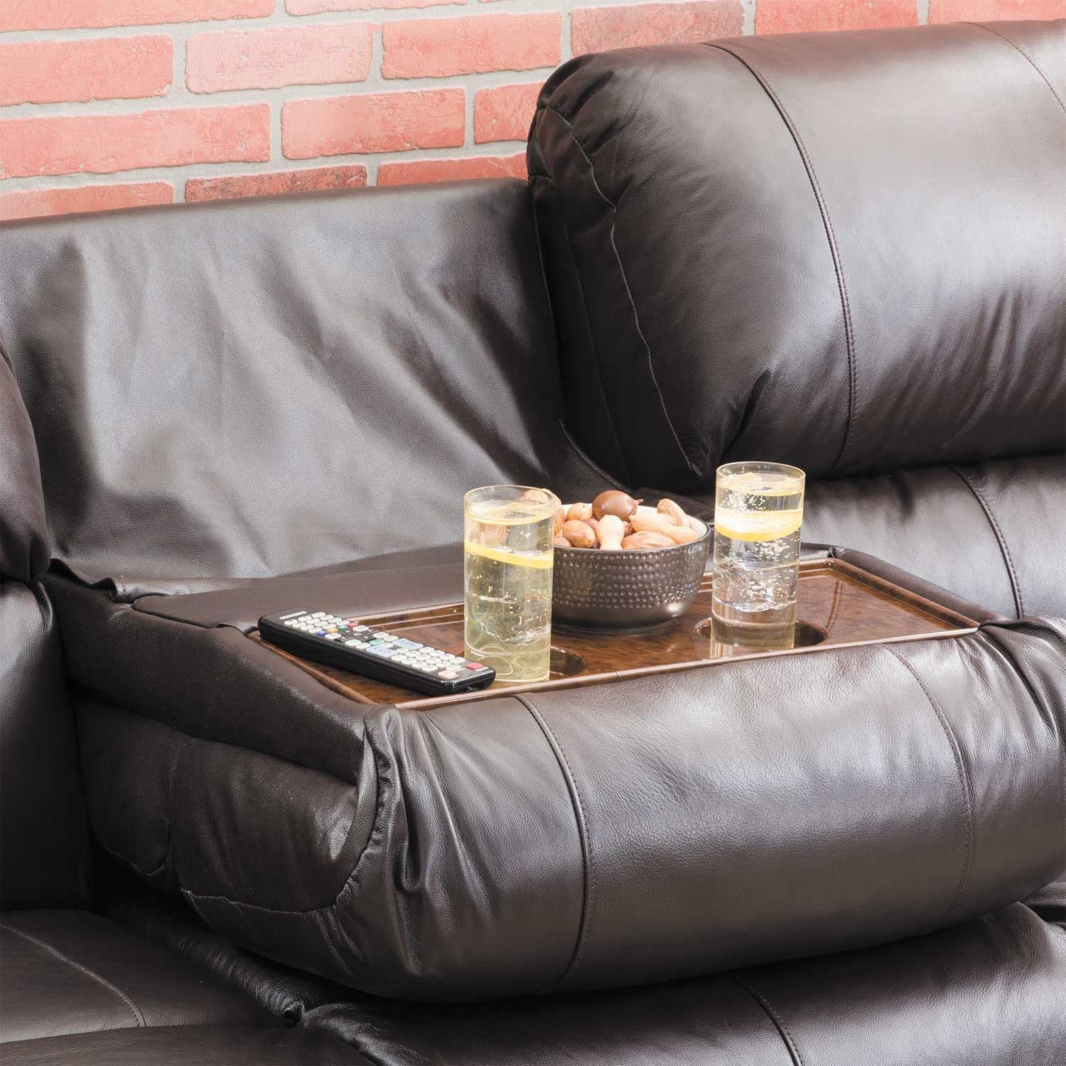 Italian Leather Triple Power Recline Sofa with Dro | 0N0-491PRS | AFW.com, image size:1500x1500
