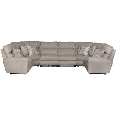 Picture of 8PC Reclining Pit Sectional