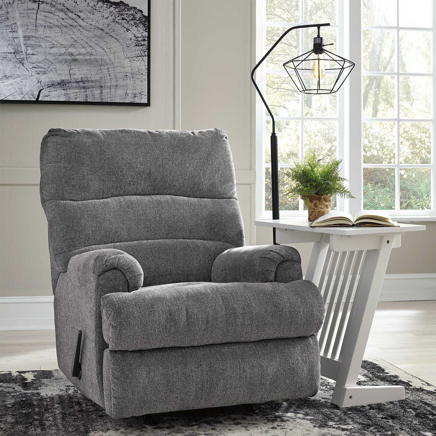 Graphite Gray Rocker Recliner | F1-466RR | AFW.com