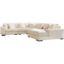 Picture of Lindyn Ivory 5PC Sectional with RAF Chaise