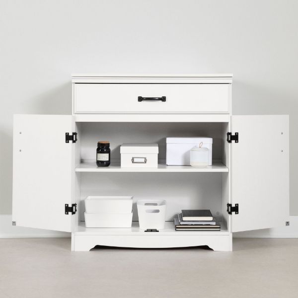 Farnel - 2-Door Storage Cabinet, Pure White *D | 14684 | AFW.com