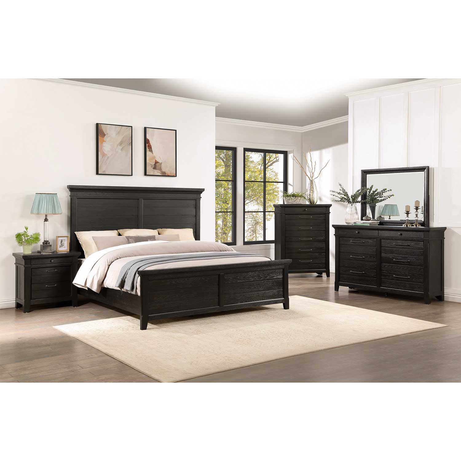 Elkhart King Panel Bed | 2706-KBED | AFW.com