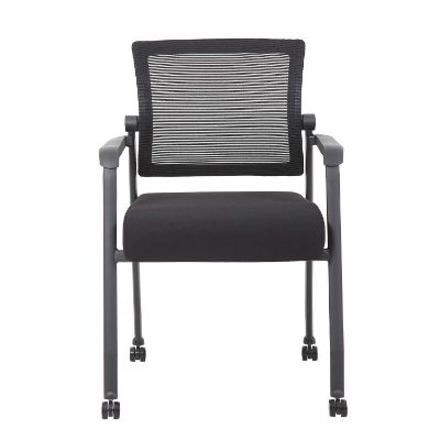 Picture of Mesh 4-Legged Guest Chair, Black