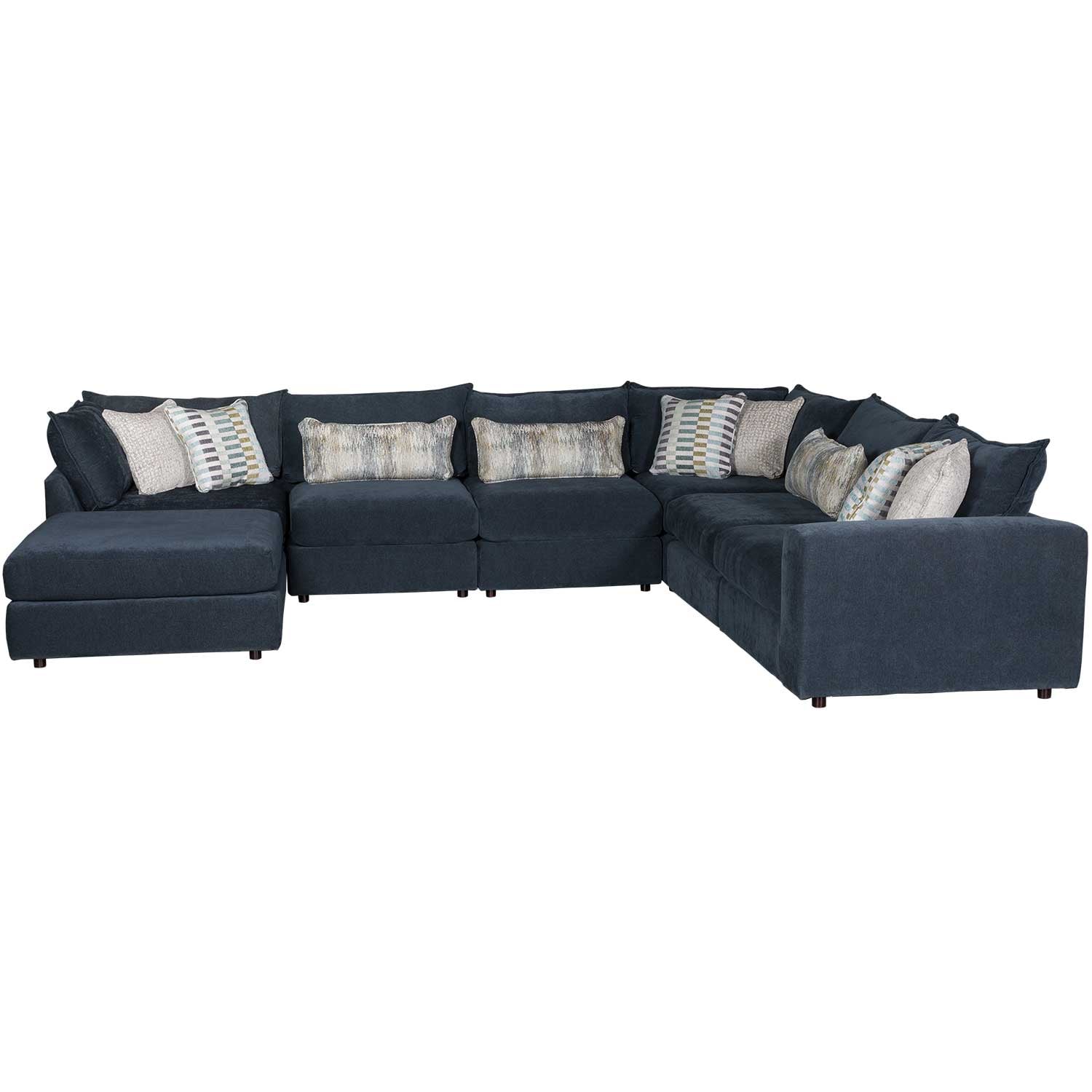 Elise 7PC Sectional w/LAF Chair - Thumbnail 3
