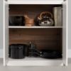 Picture of Myro - Cabinet with Microwave Hutch, Walnut 