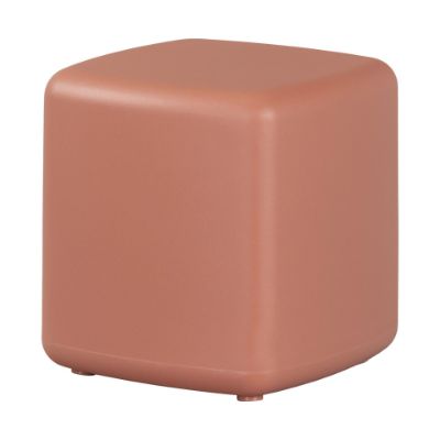 Picture of Dalya - Rounded Outdoor Side Table, Burnt Orange