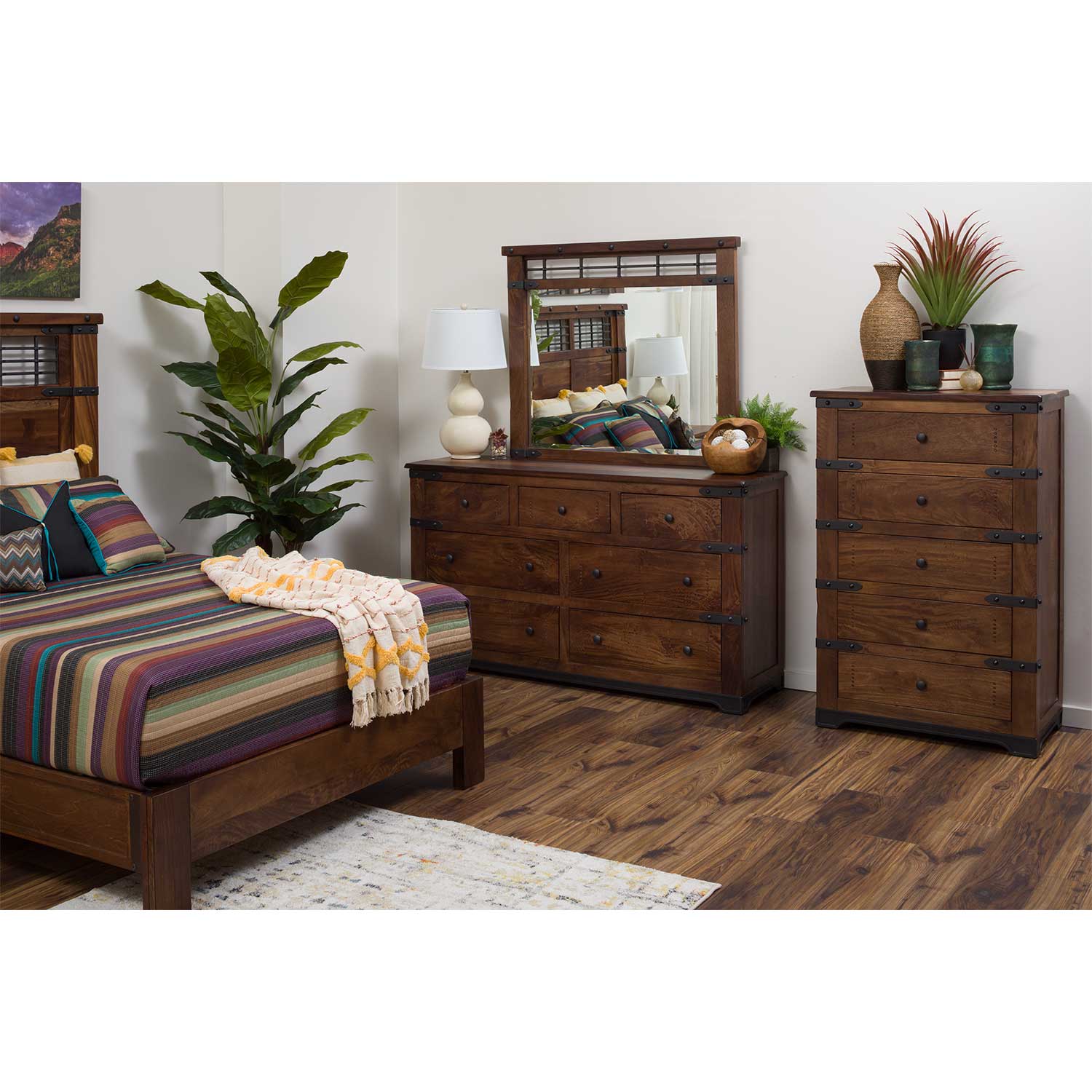 Parota Complete Queen Bed 866-QBED2 Artisan Home 866-QHB, QFB | AFW.com, image size:1500x1500