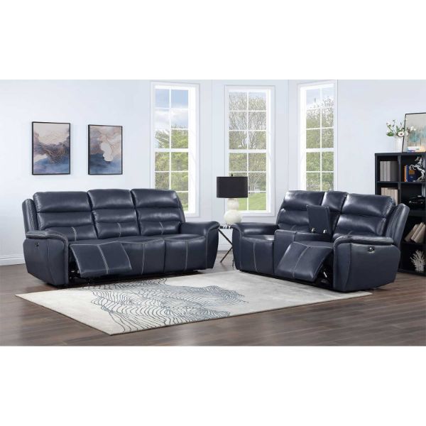 Picture of Ink Power Recline Sofa with Drop Table