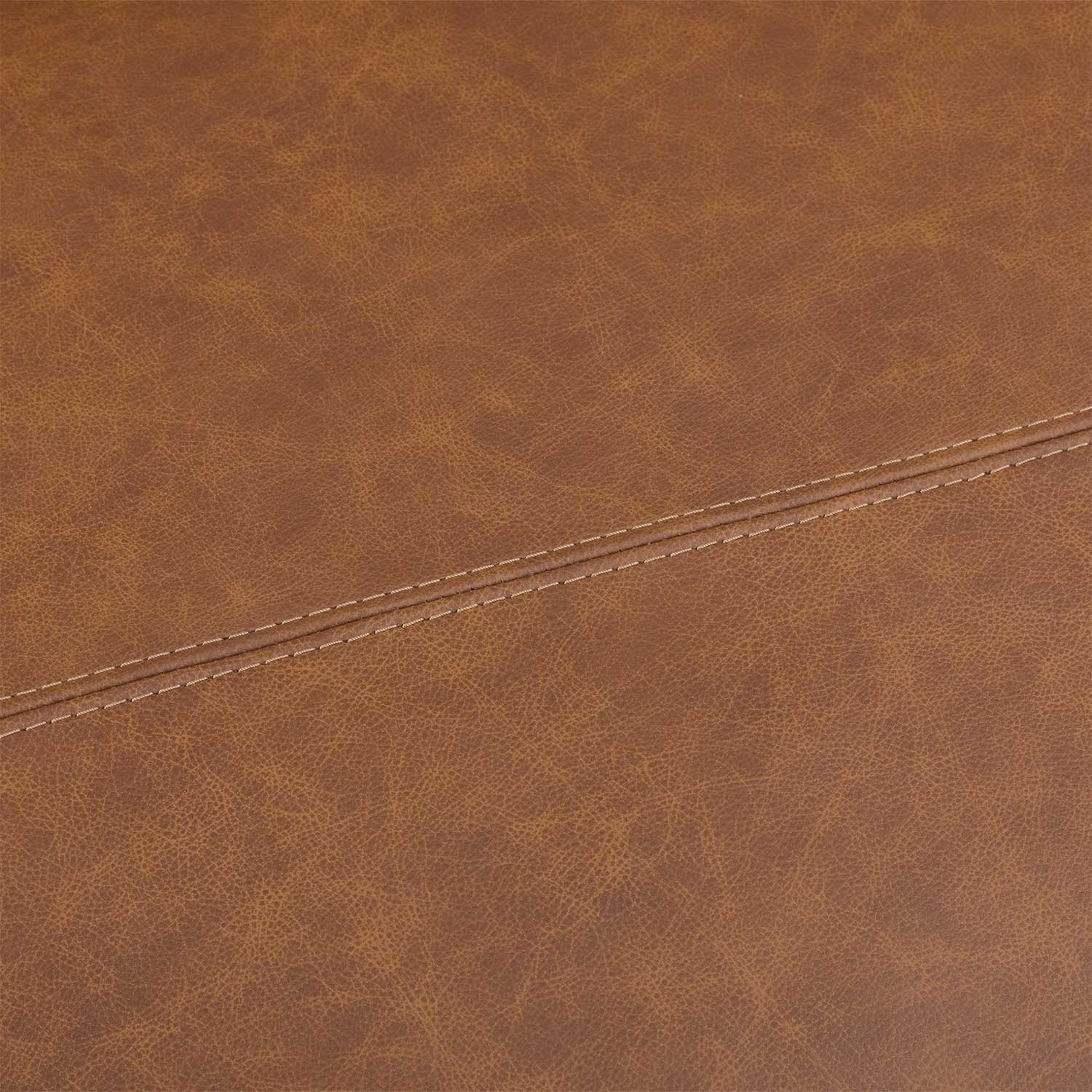 Emilia Carmel Leather 3 Piece Sectional | 0D0-309-3PC | AFW.com