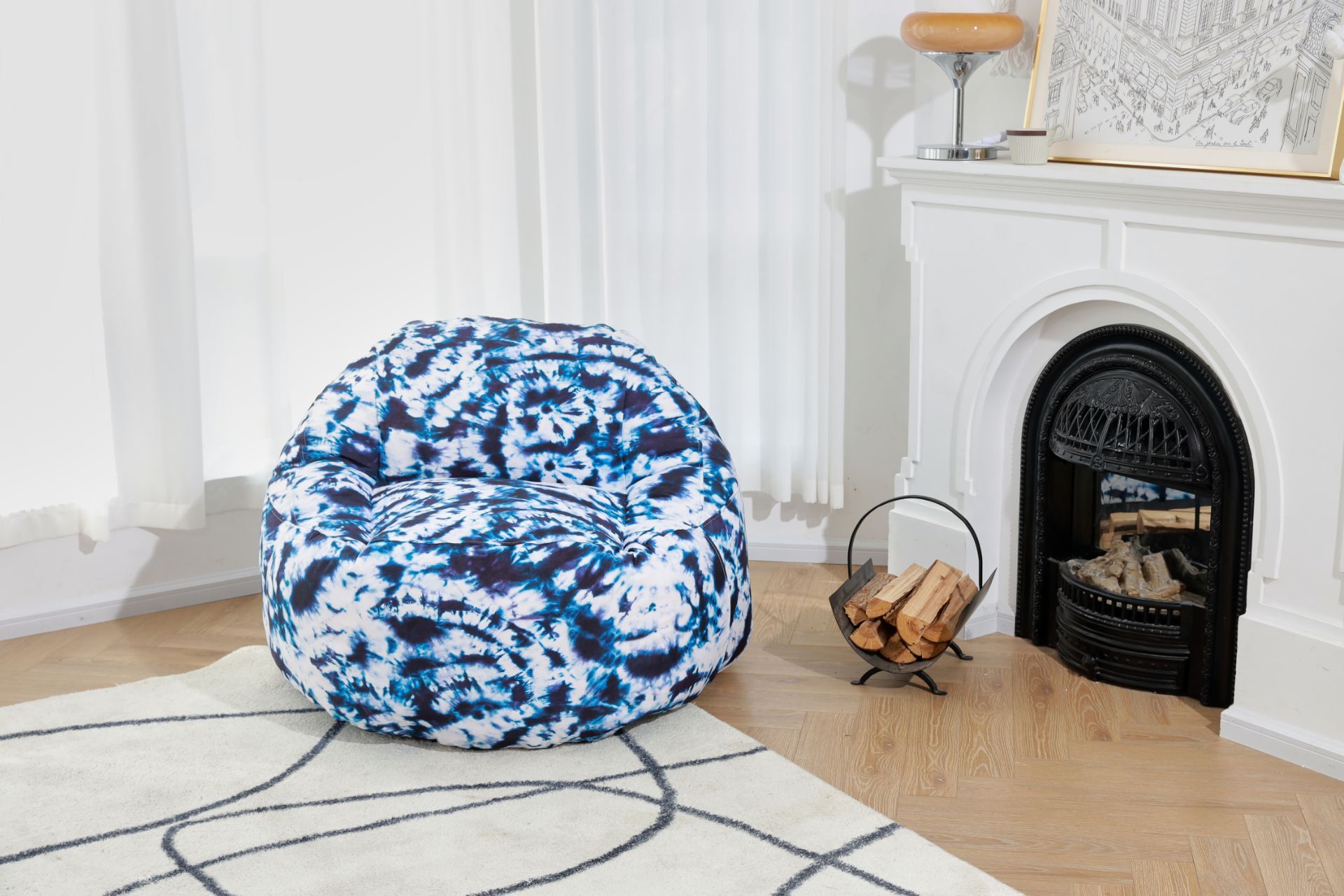 Blue TieDye Bean Bag 327601001