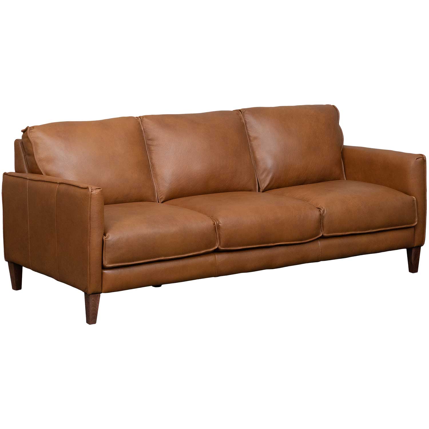 Dutton Italian All Leather Sofa | 1A-7781S | AFW.com