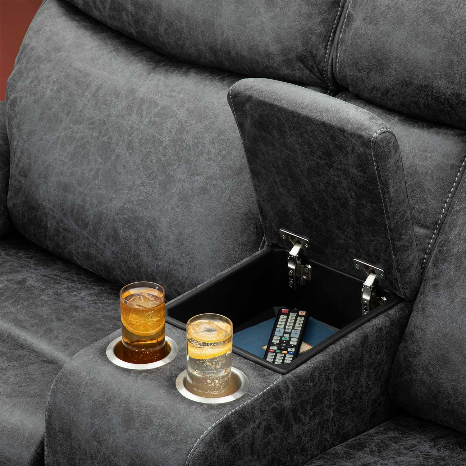 Boyd Reclining Console Loveseat | 1A-223005RL | AFW.com