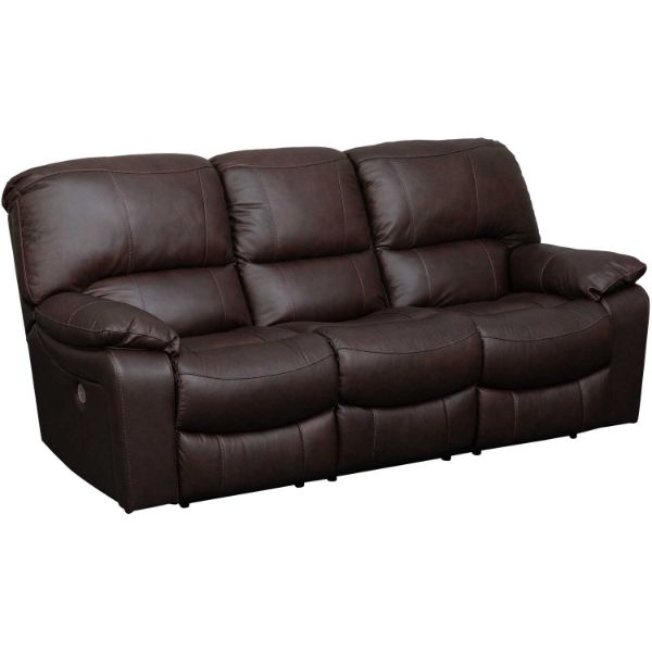 Leesworth Leather Power Recline Sofa | 0U0-438PRS | AFW.com