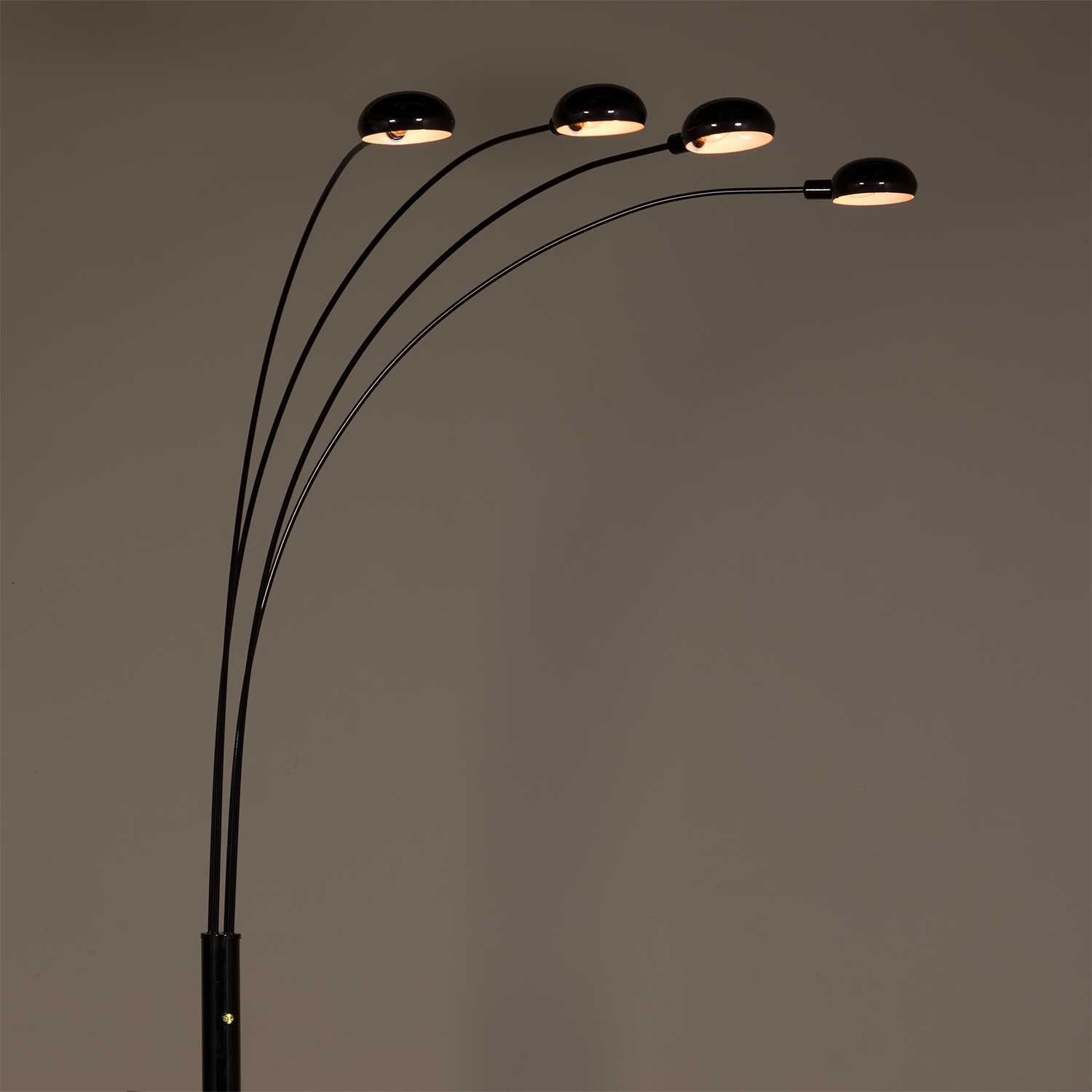 4 Arm Black Arc Lamp 114-DL75BLK | AFW.com