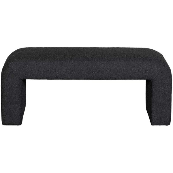 Lux Black Bench | 1B-006 | AFW.com