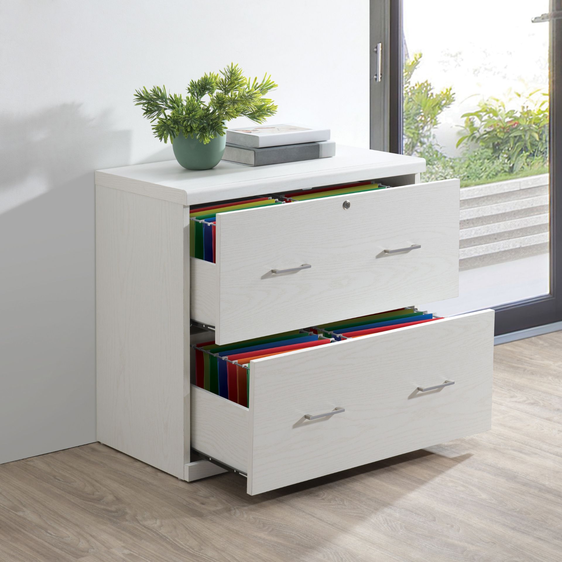 Alpine Lateral File, White | ALP2828LF-WH | OSP - Office Star Products ...