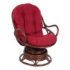 Picture of Kauai Rattan Swivel Rocker Chair, Red