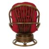 Picture of Kauai Rattan Swivel Rocker Chair, Red