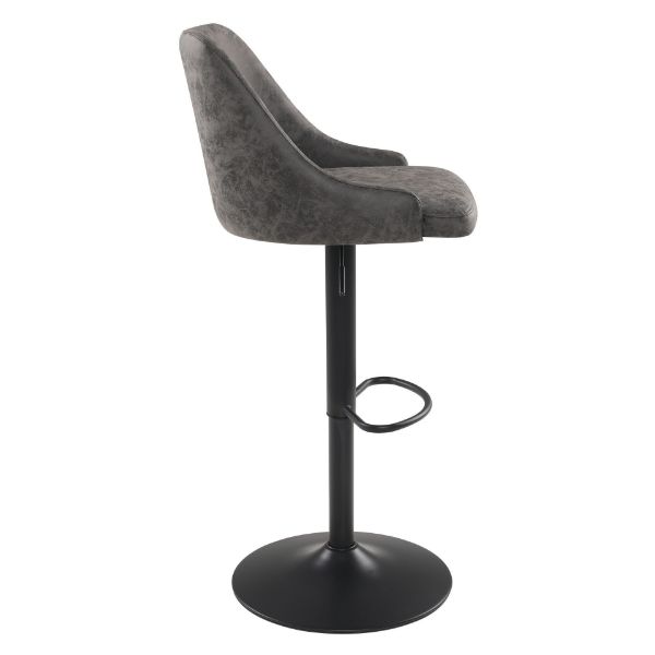 Sylmar Height Adjustable Stool, Charcoal *D | SYL-P47 | OSP - Office ...