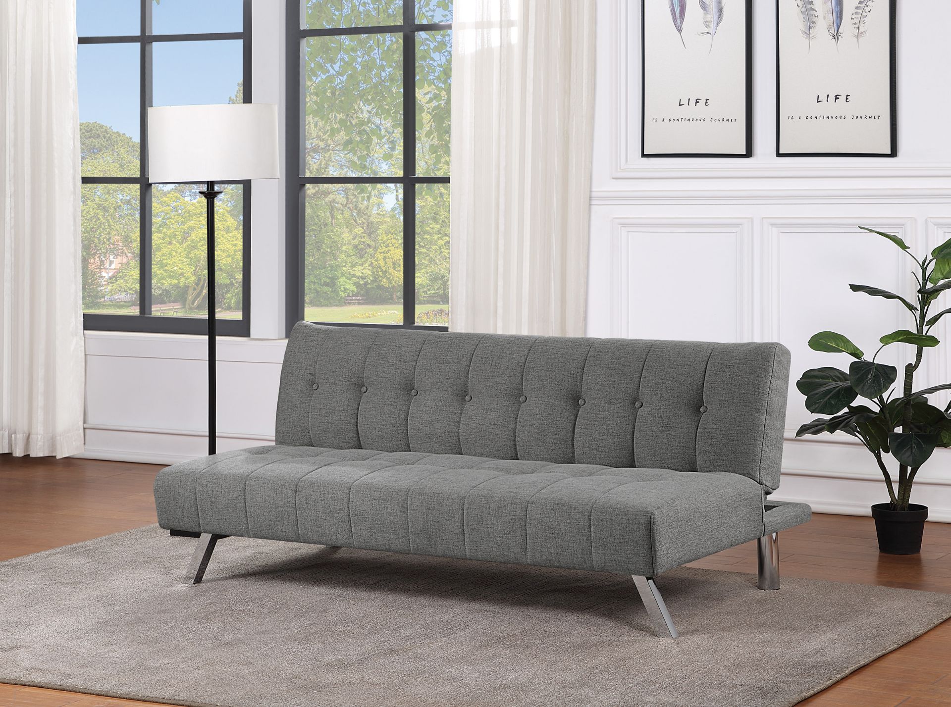 Sawyer Futon, Grey Syr-g46 