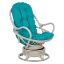 Picture of Lanai Rattan Swivel Rocker, Blue