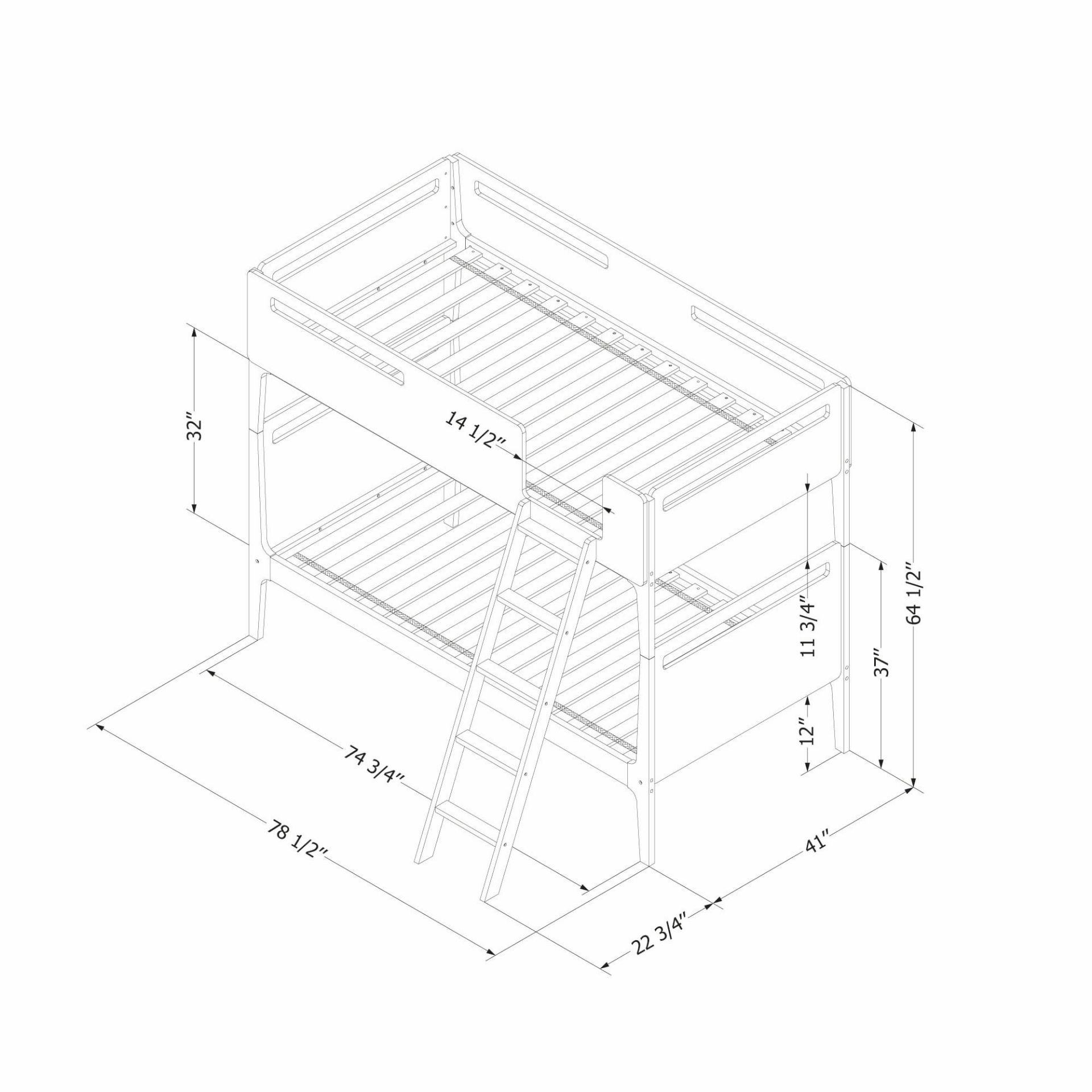 MODERN BUNK BEDS | SS12244 | AFW.com