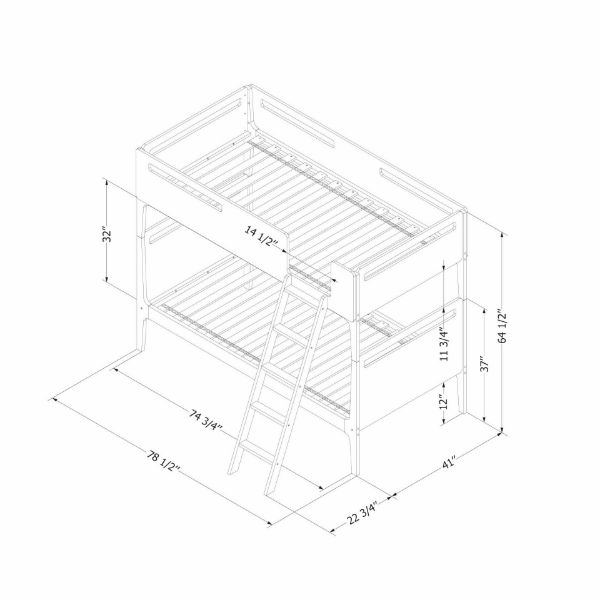 MODERN BUNK BEDS | SS12244 | AFW.com