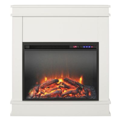 Picture of Mateo 29" Electric Fireplace, White