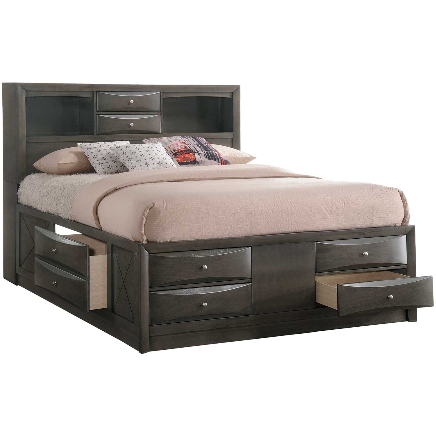 Laguna queen 2024 bookcase bed