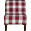 Picture of Reardon Buffalo Check Armless Accent Chair