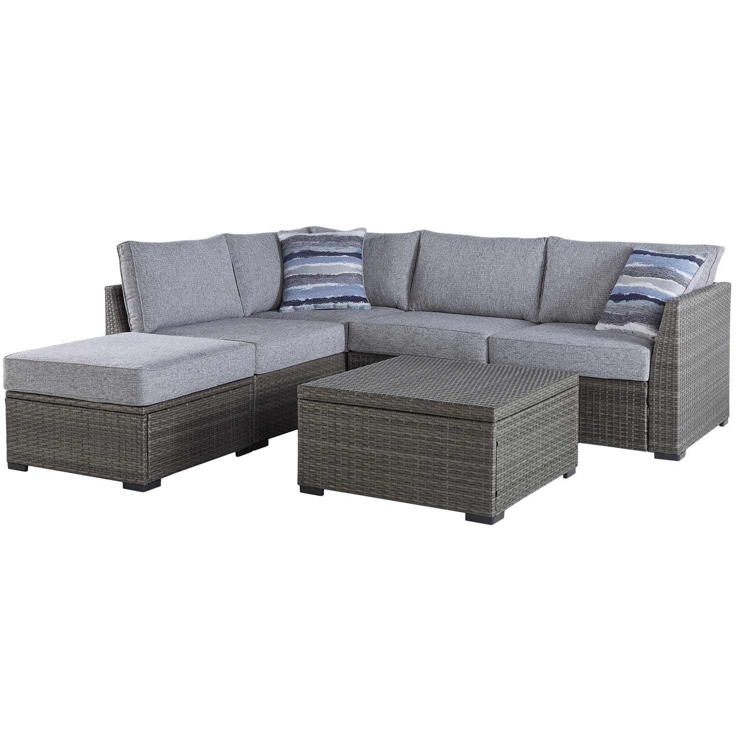 Abundant Countryside 4枚セット ③ Petal Road 4 Piece Sectional | PETAL-4PC | AFW.com
