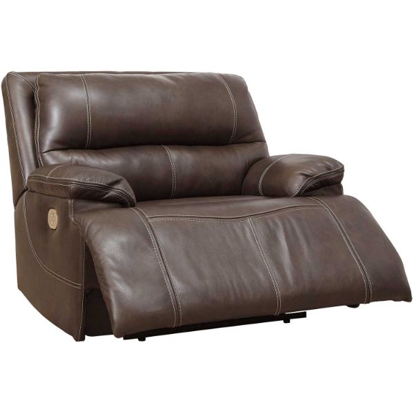 Ricmen Leather Oversized Dual Power Recliner | 1Z-43701PR | AFW.com