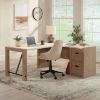 Picture of Dixon City L-Desk in Oak