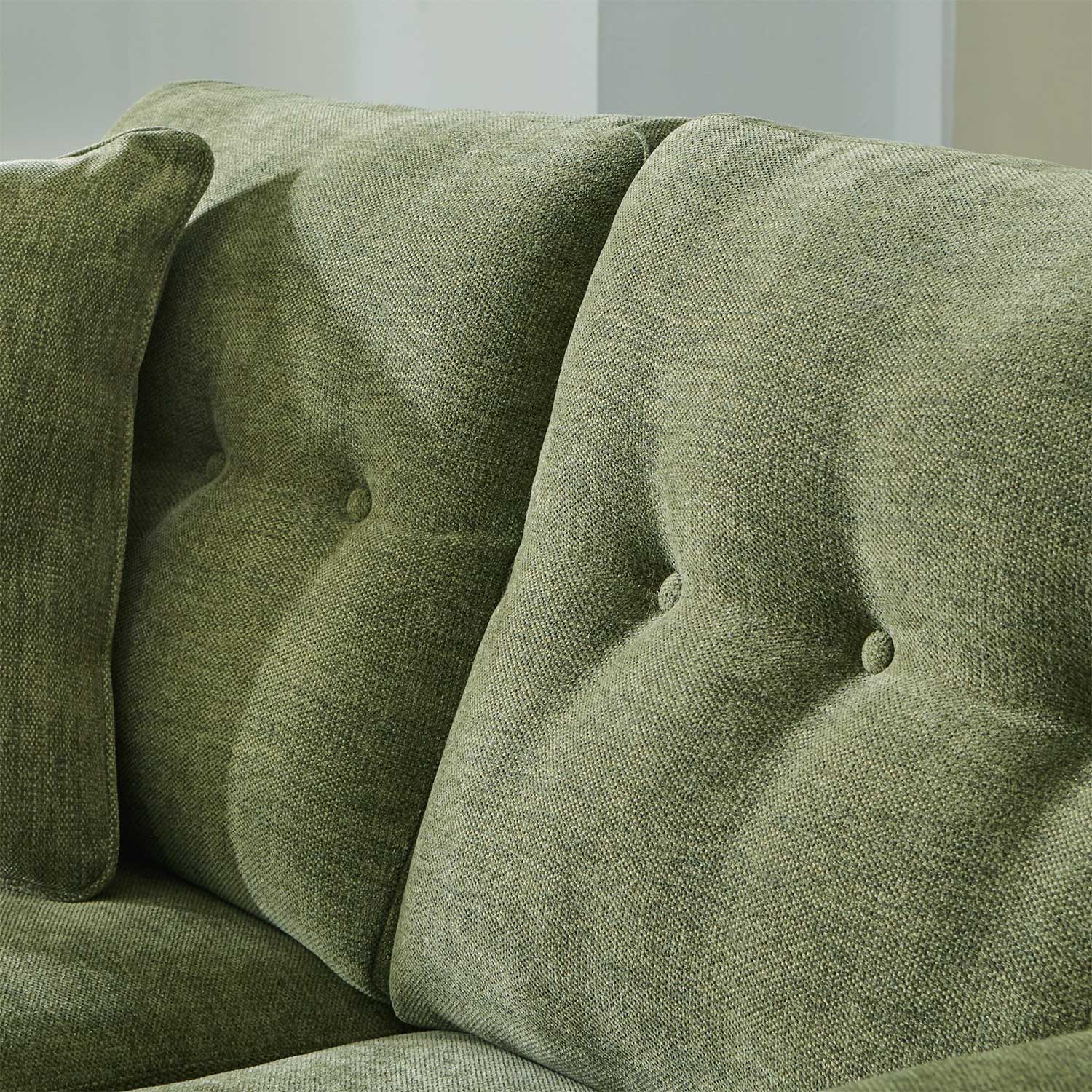 Bixler Tufted Olive Sofa | D-261S | AFW.com