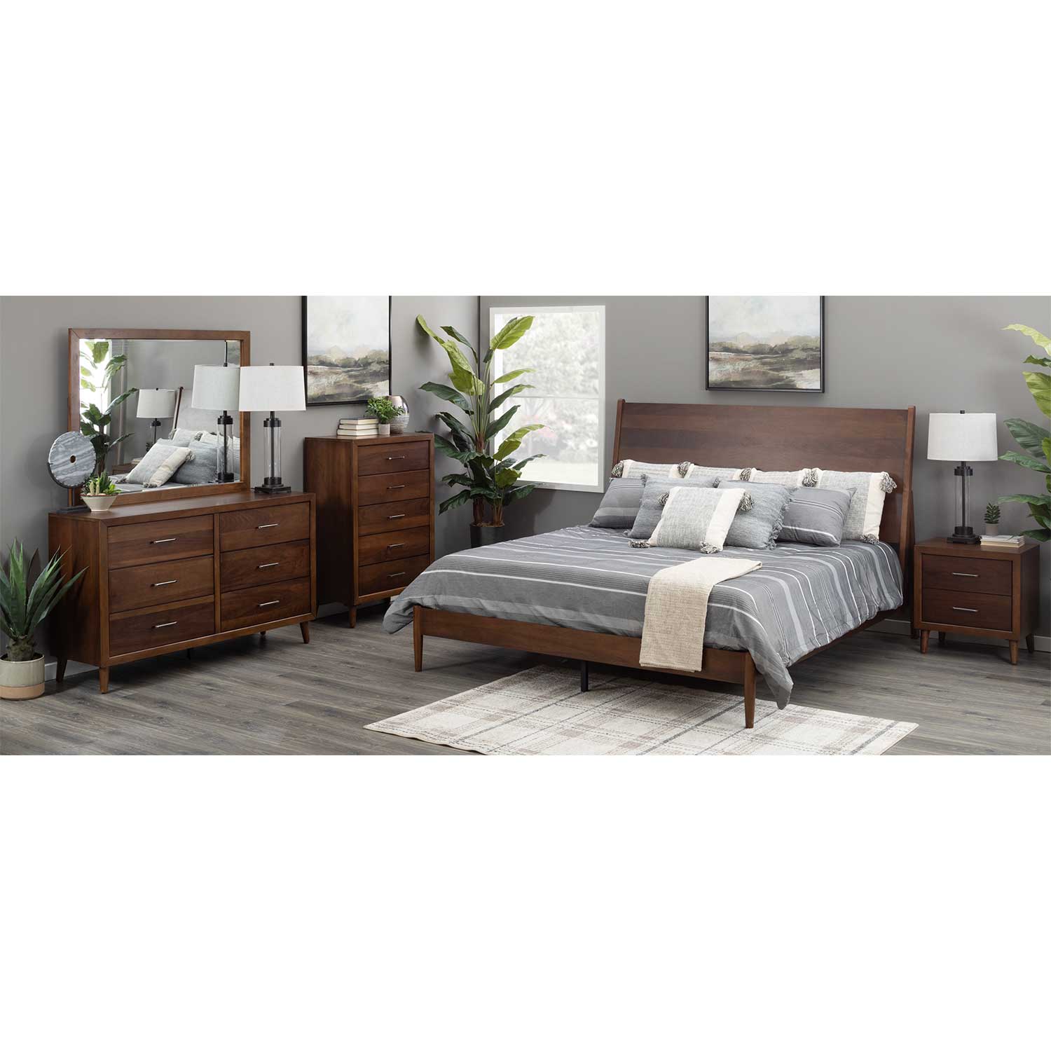 Malibu Full Panel Bed | 400-FPBED | AFW.com