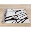 Picture of Eclipse Modern Black White 8X10 Rug