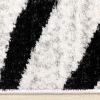 Picture of Eclipse Modern Black White 8X10 Rug