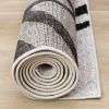 Picture of Eclipse Modern Black White 5X8 Rug