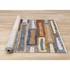 Picture of Muse Layered Brick 5X8 Rug