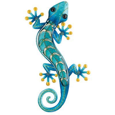 Picture of Gecko Wall Decor Blue