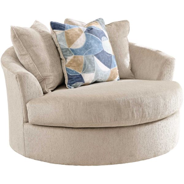 Picture of Stone Swivel Oversized Chair