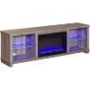 Picture of 72" Aurora LED Fireplace with 26" Crystal Firebox